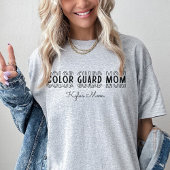 カラーガードマーチングバンドママカスタマイズ可能 Tシャツ