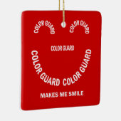 カラーガードメイクスマイルセラミックオーナメント セラミックオーナメント (右)