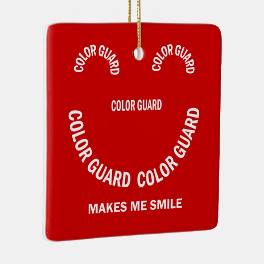 カラーガードメイクスマイルセラミックオーナメント セラミックオーナメント (右)