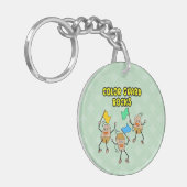 カラーガードロック キーホルダー (正面左)