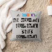 カラーガード引用文数の統合 クッション (ブランケット)