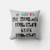 カラーガード引用文数の統合 クッション (正面)