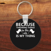 カラーガード投げ物の空気は事である キーホルダー (正面)