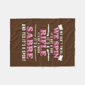 カラーガード旗軍隊行進バンド  フリースブランケット (正面(横))