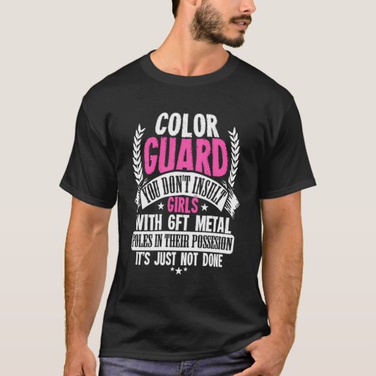 カラーガード用カラーガードギフト Tシャツ (正面)