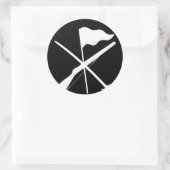 カラーガード装備用ライフル軍旗 ラウンドシール (バッグ)