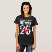 カラーガード セニア 2026年 卒業 セニア カラーガード Tシャツ (正面フル)