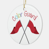 カラーガード セラミックオーナメント (左)