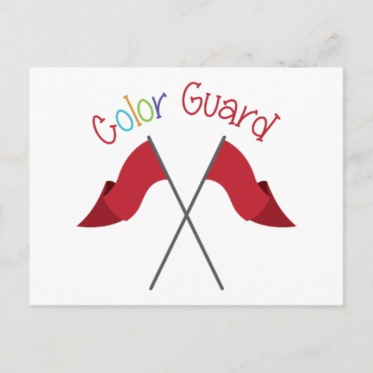 カラーガード ポストカード (正面)