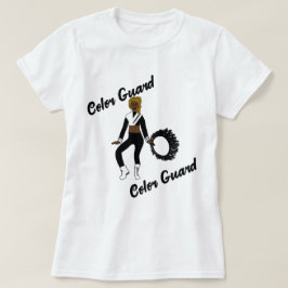 カラーガード Tシャツ ブラック ホワイト