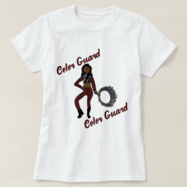 カラーガードTシャツバーガンディスティール Tシャツ