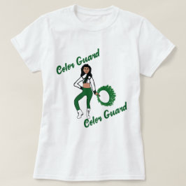 カラーガードTシャツ グリーン ホワイト Tシャツ