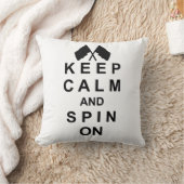 カラーガ保ードの静さとスピン引用文 クッション (ブランケット)