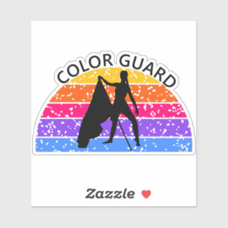 カラーガ動揺してードフラグ – 明るい シール