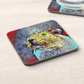 カラーキック – モルモット4 コースター (左側)