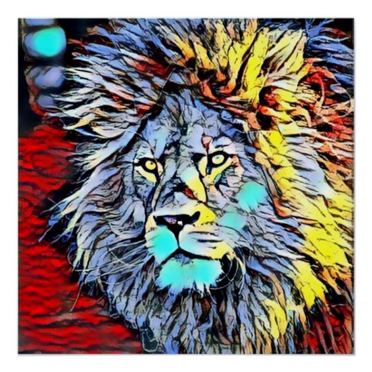 カラーキック – ライオンキング ポスター (正面)