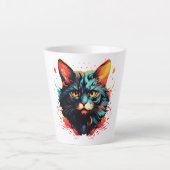 カラーキャット カフェラテマグ (正面)