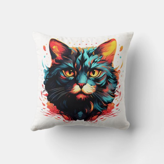 カラーキャット クッション (裏面)