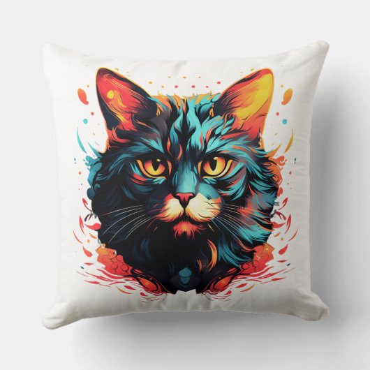 カラーキャット クッション (裏面)