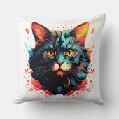 カラーキャット クッション (正面)