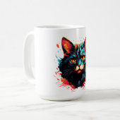 カラーキャット コーヒーマグカップ (正面左)