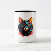 カラーキャット ツートーンマグカップ (中央)