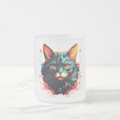 カラーキャット フロストグラスマグカップ (中央)