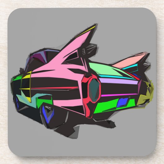 カラーキャデラック コースター (正面)