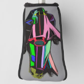 カラーキャデラック ゴルフヘッドカバー (回転90)