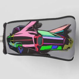 カラーキャデラック ゴルフヘッドカバー