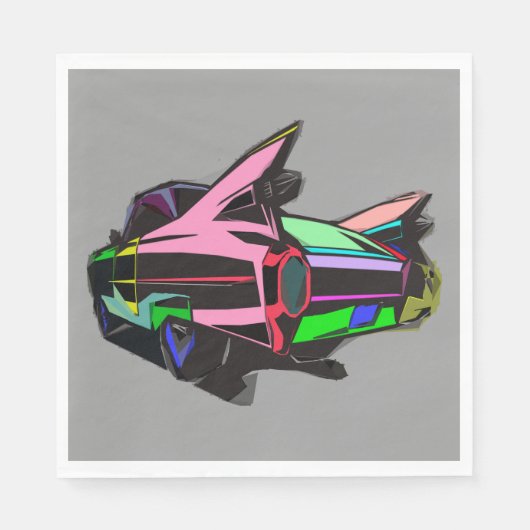 カラーキャデラック スタンダードランチョンナプキン (正面)