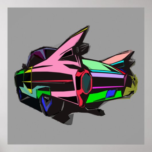 カラーキャデラック ポスター (正面)