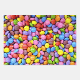 カラーキャンディラッピングシート紙 ラッピングペーパーシート