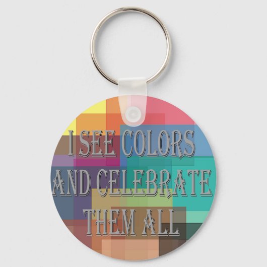 カラーキーチェーンを表示 キーホルダー (正面)