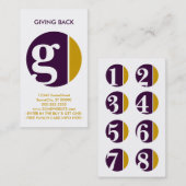 カラークラッシュロイヤリティスタンプ ロイヤリティカード (正面/裏面)