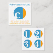 カラークラッシュロイヤリティパンチ ロイヤリティカード (正面/裏面)