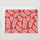 カラークリスマスカラーのカスタマイズ シーズンカード (裏面)