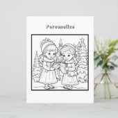 カラークリスマスシンガー紙シート (スタンド正面)