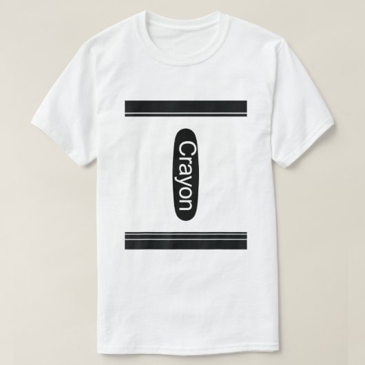 カラークレヨングループファミリーハロウィーン衣装クレヨン Tシャツ (デザイン正面)