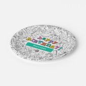 カラークールカスタマイズ可能な紙プレート ペーパープレート (アングル)