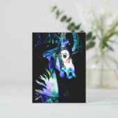 カラークール回転木馬馬 ポストカード (スタンド正面)