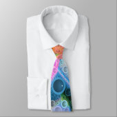 カラークール抽象芸術パターンのネックタイ ネクタイ (タイ)