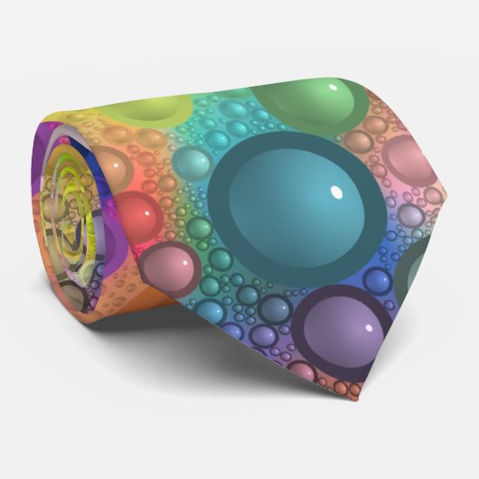 カラークール抽象芸術パターンのネックタイ ネクタイ (ロール)