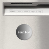 カラーグラデーションのみグレー+テキスト マグネット (インサイチュ (食洗機))