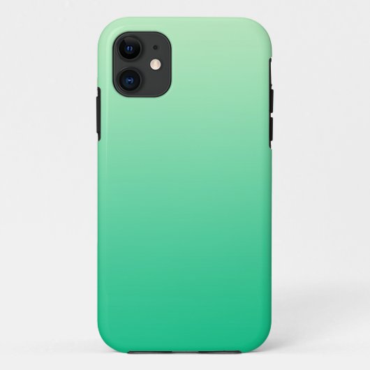 カラーグラデーションのみ – 海緑 Case-Mate iPhoneケース (裏面)