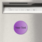 カラーグラデーションのみ（紫+テキスト） マグネット (インサイチュ (食洗機))