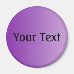 カラーグラデーションのみ（紫+テキスト） マグネット