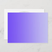 カラーグラデーションのみ – 紫 ポストカード (正面/裏面)