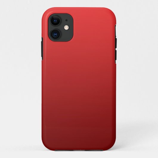 カラーグラデーションのみ – 赤い愛 Case-Mate iPhoneケース (裏面)