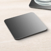 カラーグラデーションのみ – 黒いグレー コースター (左側)